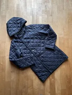 LAVENHAM ラベンハム フーディッドダブルキルティングコート 38