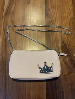 スワロフスキー　ショルダーバッグ　ピンク　チェーンバッグ　レディースバッグ