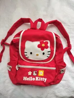 【未使用 平成レトロ2000年製】ハローキティ リュックサック キッズ 子供用