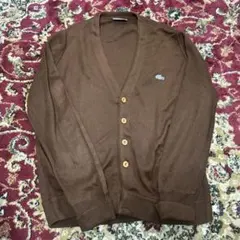 70s LACOSTE カーディガン ブラウン 値下げ不可