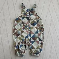 soft cheeseソフトチーズ パッチワーク サロペット ロンパース
