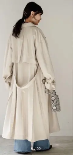 テンセルスマートトレンチコート　M エクリュ51