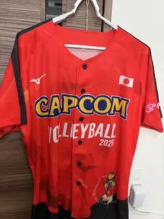 CAPCOM VOLLEYBALL 2025 シャツ 赤のサムネイル