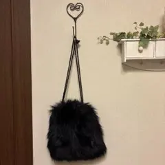 ファー バッグ 黒
