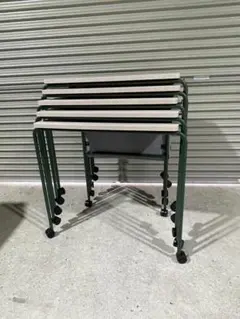 美品】オカムラ スプリント MT40AB MHJ1 5台 スタッキングテーブル