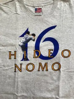 90's boro 野茂英雄 ドジャース Tシャツ フェード 墨黒 あいみょん着