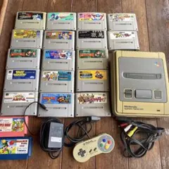 Nintendo Super Famicom 本体とゲーム17本セット