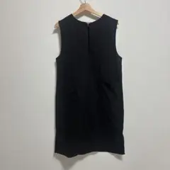 ノースリーブ カットソーワンピース ブラック