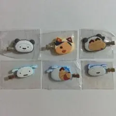 クレヨンしんちゃん　ヘアクリップ　６点セット　新品未開封品