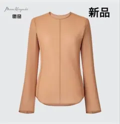 mame kurogouchi×UNIQLO シアークルーネック