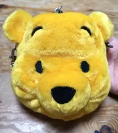 プーさんの顔ショルダーポーチ　お財布　カード定期入れ