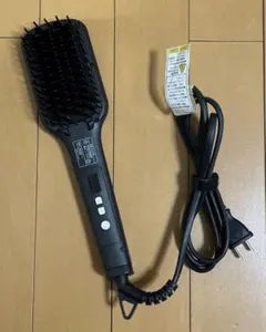 SALONIA ブラシヘアアイロン ブラック
