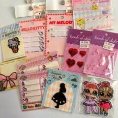 ネームラベル　名前シール　ワッペン 　アップリケステッカー　まとめ売り