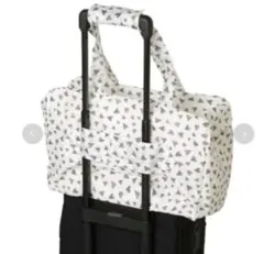 新品未使用　ジェラートピケ　ハート柄　トラベルバッグ