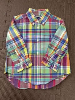 Ralph Lauren ラルフローレン18M チェック柄長袖シャツ