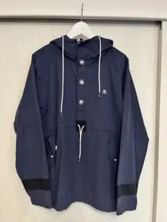 STUSSY ネイビー ボタン付きフードジャケットのサムネイル