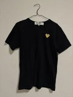 PLAY Comme des Garçons ブラック Tシャツ xs