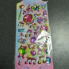 セボンスター風　立体シール メタリックシール