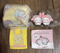 【正規品】ちいかわサンリオエコバッグ なかよしラバーマスコット 2点セット