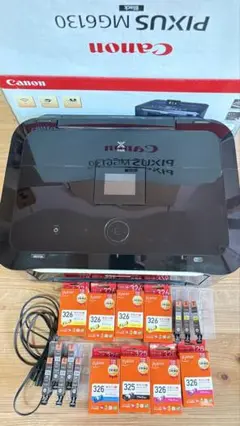 【ジャンク】 CanonキャノンPIXUS MG6130 プリンター インク付