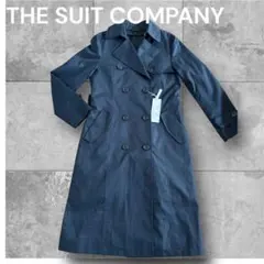 【新品タグ付】THE SUIT COMPANY 撥水トレンチコート ネイビーのサムネイル