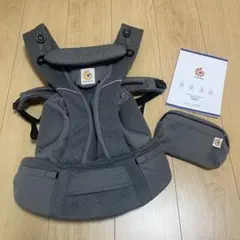 【美品】エルゴ　オムニブリーズ　抱っこ紐　グラファイトグレー