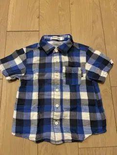 チェック柄 半袖シャツ