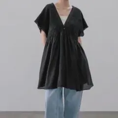 LOWRYS FARM 2WAYバテンレースミニワンピース ブラック - メルカリ