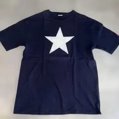レア品‼️コンバース　ワンスター　Tシャツ　ネイビー 袖刺繍