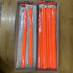 新品 2本セット スノーピーク ウィングポール210&240cm 赤、シルバー