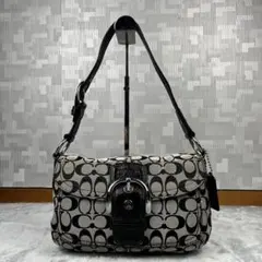 Vintage Coach Soho Bag Gray Signature