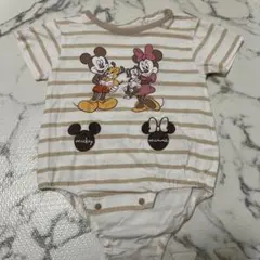 ベビー 半袖 ロンパース 70 80サイズ ミッキー ミニー