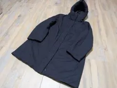 UNIQLO ハイブリッドダウン コクーンコート レディース L 紺