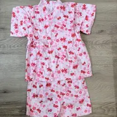 金魚柄　甚平　90cm