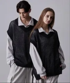 CLEL メッシュニットベスト