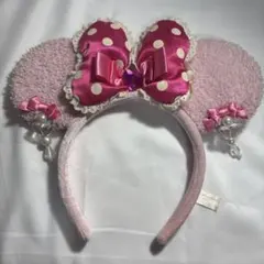 ミニー耳デザイン カチューシャ ピンク