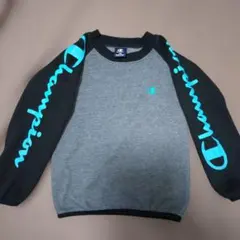 Champion 長袖トレーナー グレー ブラック