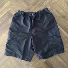 UNIQLO キッズ160 黒 ハーフパンツ ショートパンツ