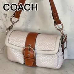 【希少・美品】COACH SOHO コーチ ミニシグネチャー ショルダーバッグ