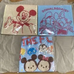 値下げ② ディズニー　ミニタオル3枚セット