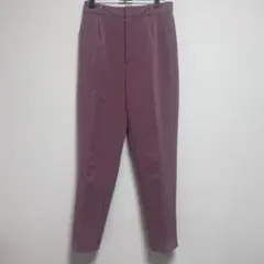 【美品】GU ストレッチ　テーパード　パンツ　L ピンク