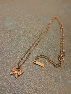 ANNA SUI 蝶モチーフ ネックレス&ブレスレット