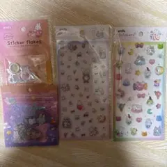 amifa キャラクターシール 4枚セット