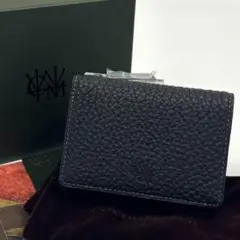 新品⭐️　ココマイスター　マットシュリンク　カムラッド　三つ折り財布　黒