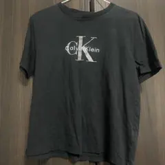 Calvin Klein ブラック Tシャツ L (XL)