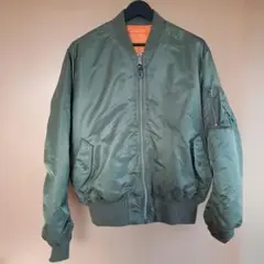 90s USA製 濃緑 alpha reversible ma-1 flight - メルカリ