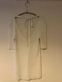 SNIDEL バックデザインニットプルオーバー