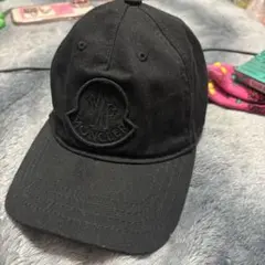 美品 MONCLER ブラック キャップ - メルカリ