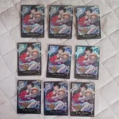 ワンピースカード　ルフィ　リーダー　ST08-001　9枚セット