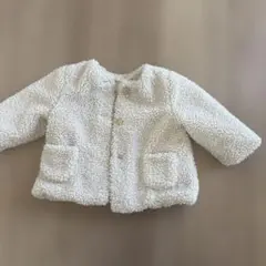 68cm Zara ベビーアウター　ボア　3-6m